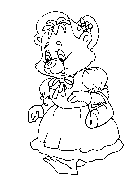 Coloring page: Bear (Animals) #12326 - Printable coloring pages