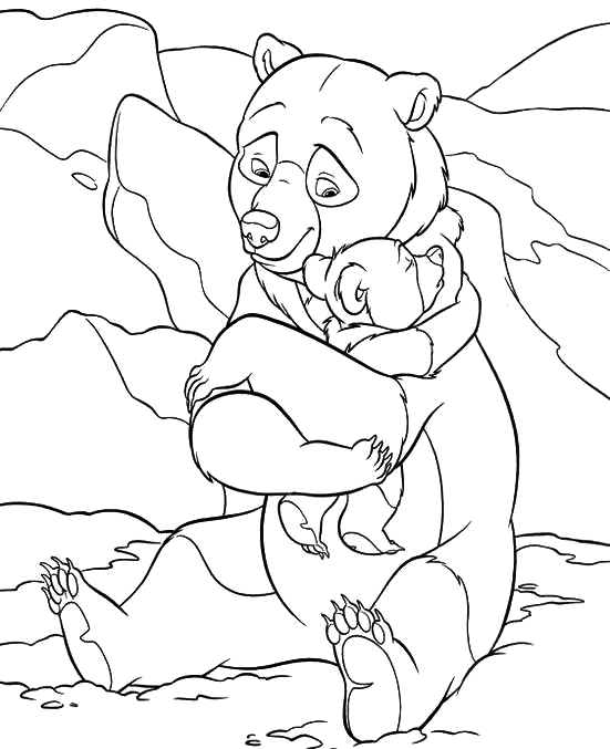 Coloring page: Bear (Animals) #12383 - Printable coloring pages