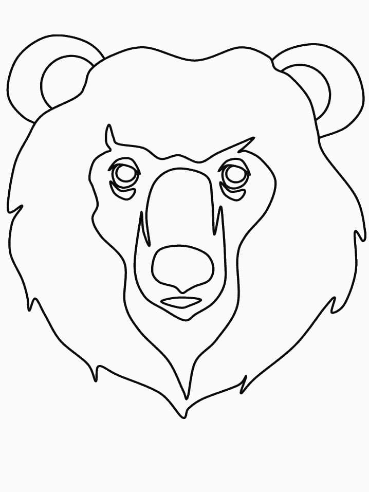 Free printable Bear coloring page #180741 from Animals collection