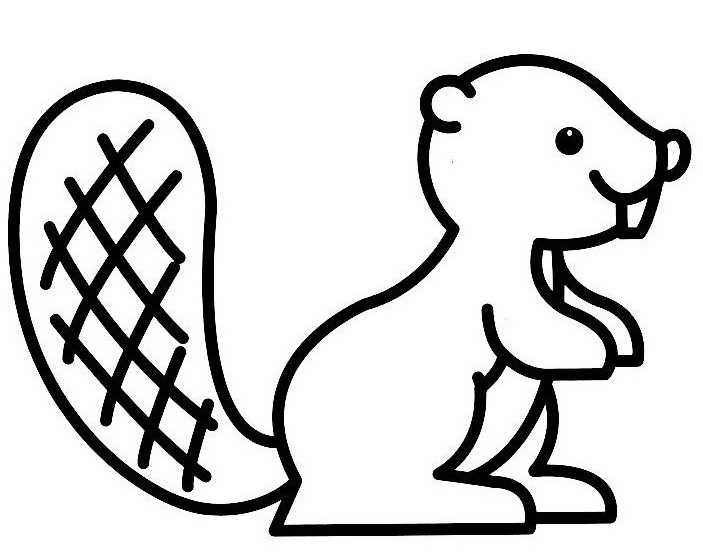 Coloring page: Beaver (Animals) #1570 - Free Printable Coloring Pages