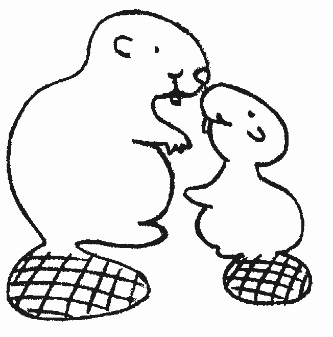 Coloring page: Beaver (Animals) #1582 - Free Printable Coloring Pages