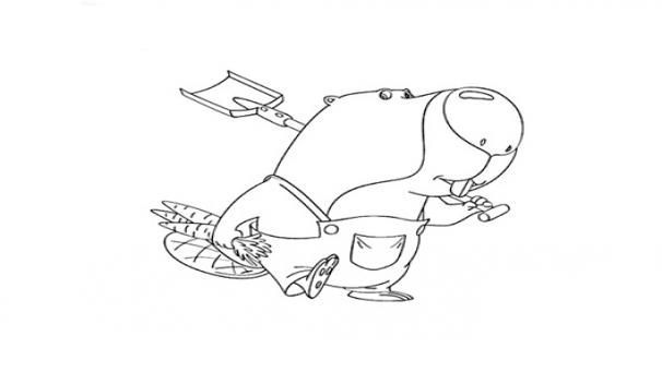 Coloring page: Beaver (Animals) #1592 - Free Printable Coloring Pages