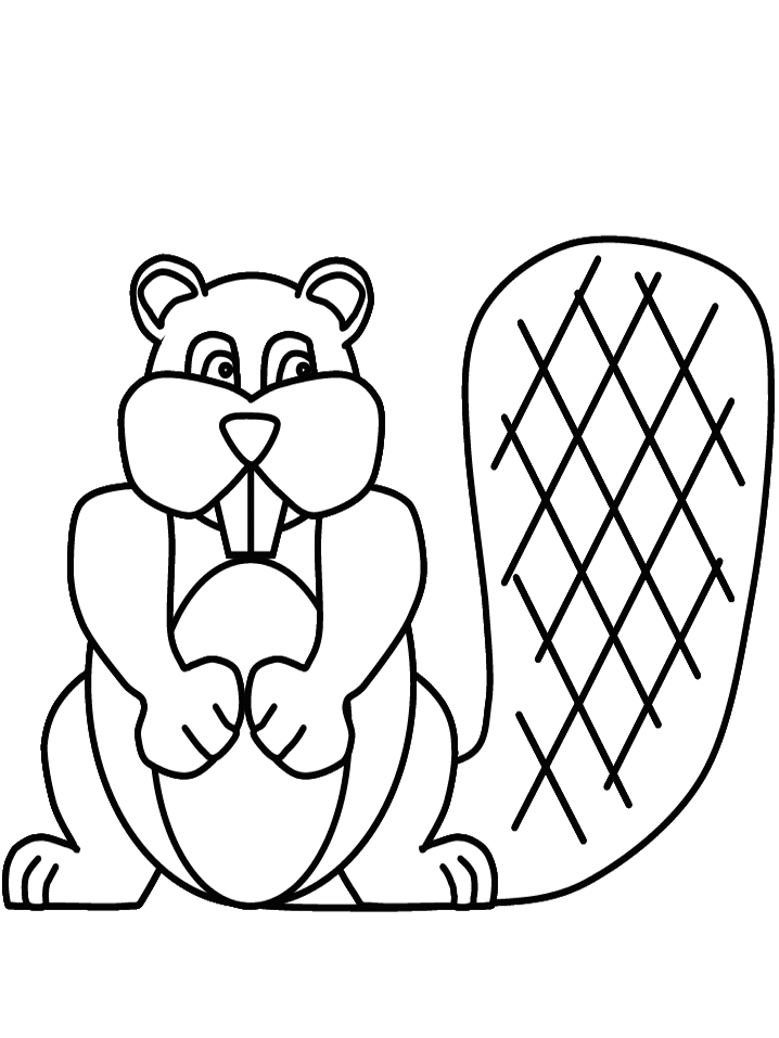 Coloring page: Beaver (Animals) #1604 - Free Printable Coloring Pages