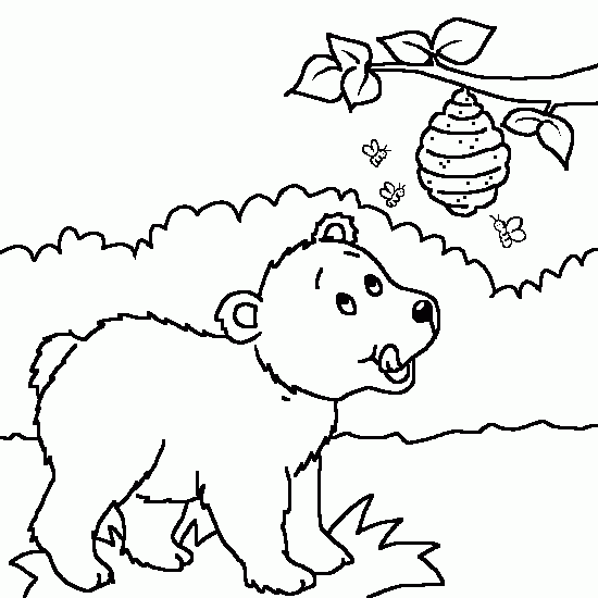 Coloring page: Bee (Animals) #113 - Printable coloring pages