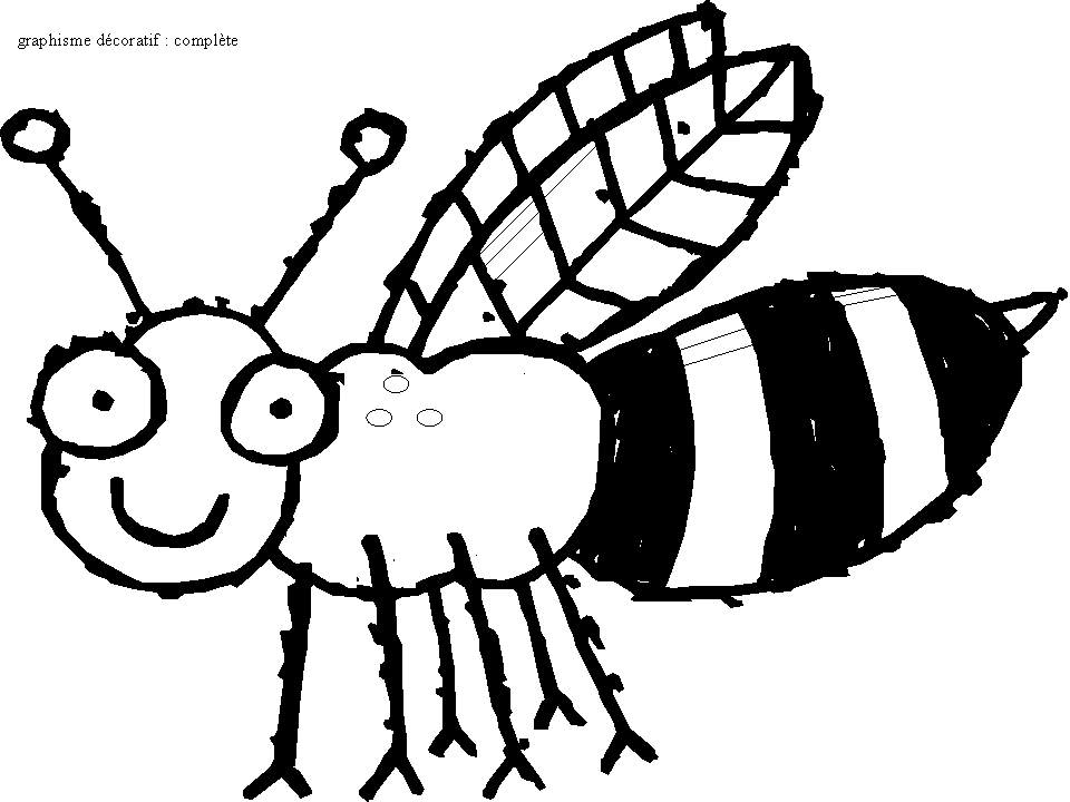 Coloring page: Bee (Animals) #165 - Printable coloring pages