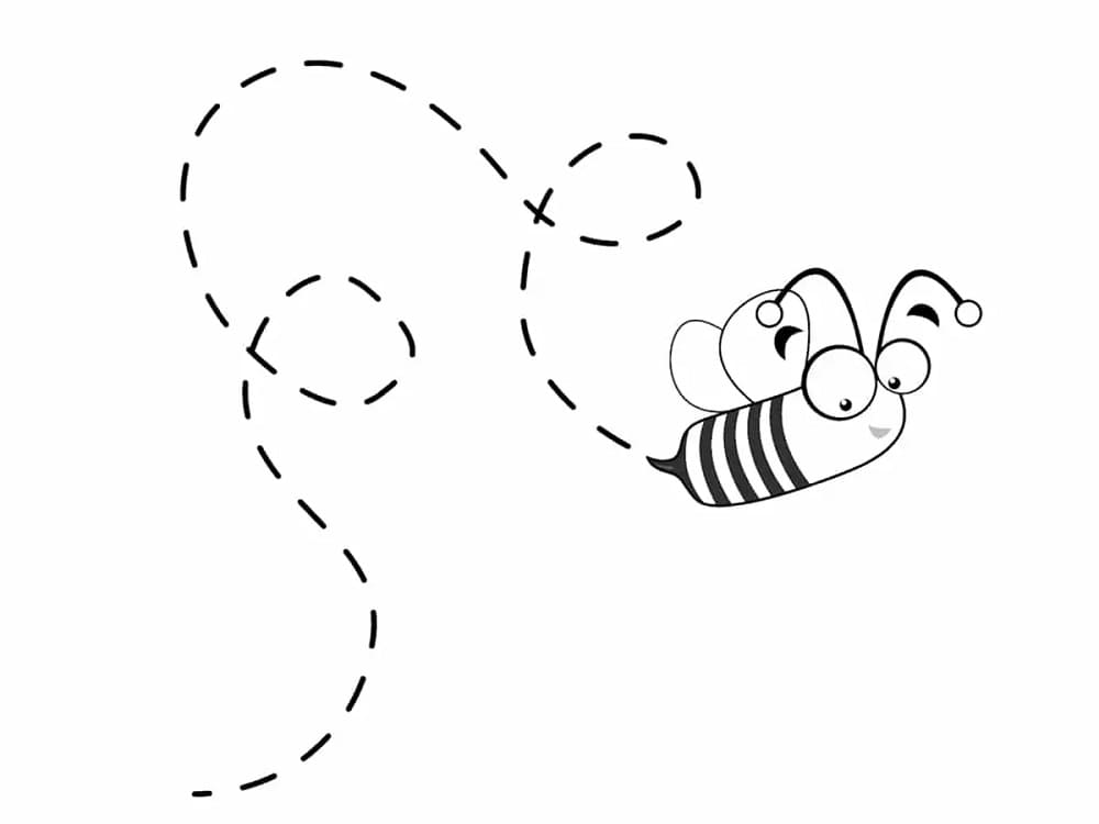 Free printable Bee coloring page #184169 from Animals collection