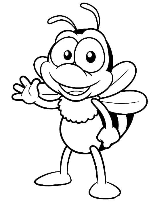 Free printable Bee coloring page #184171 from Animals collection
