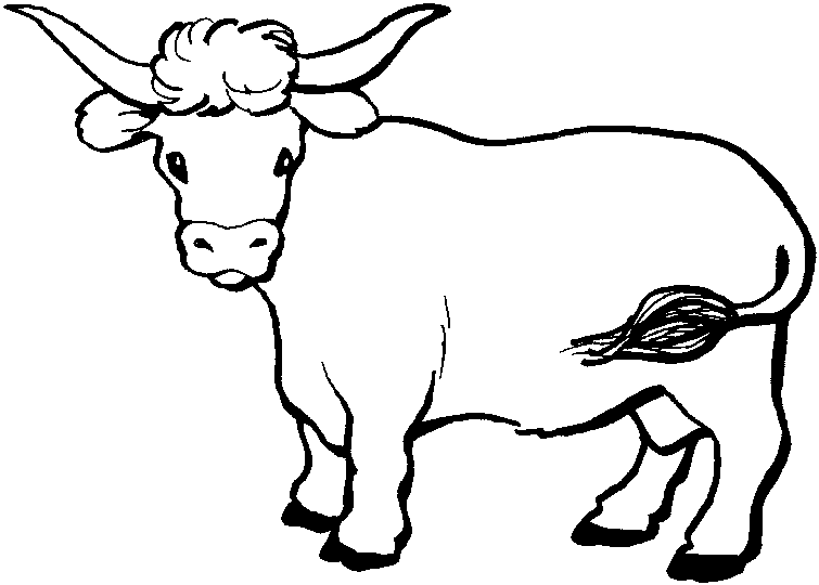 Coloring page: Beef (Animals) #1342 - Free Printable Coloring Pages