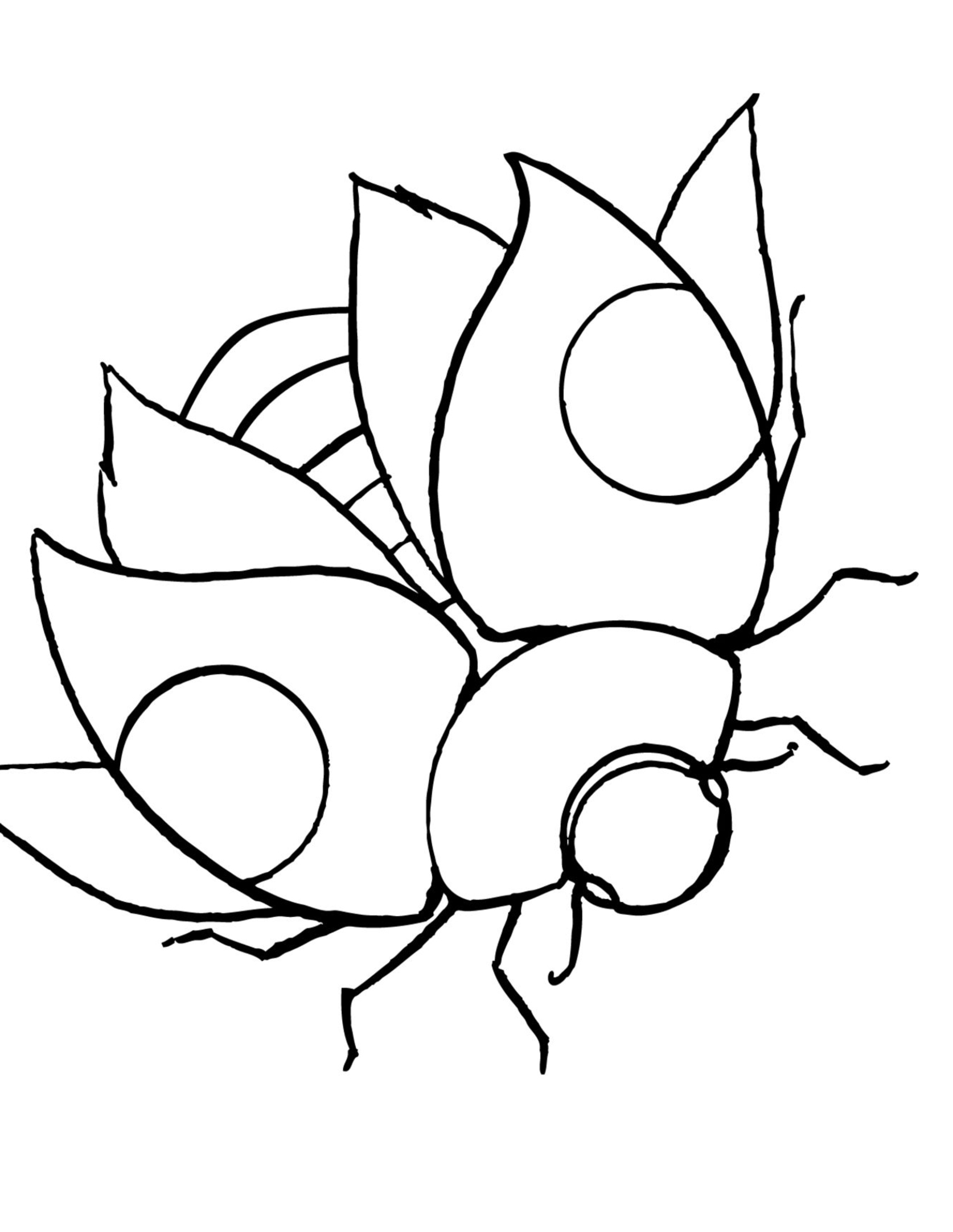 Coloring page: Bettle (Animals) #3404 - Printable coloring pages
