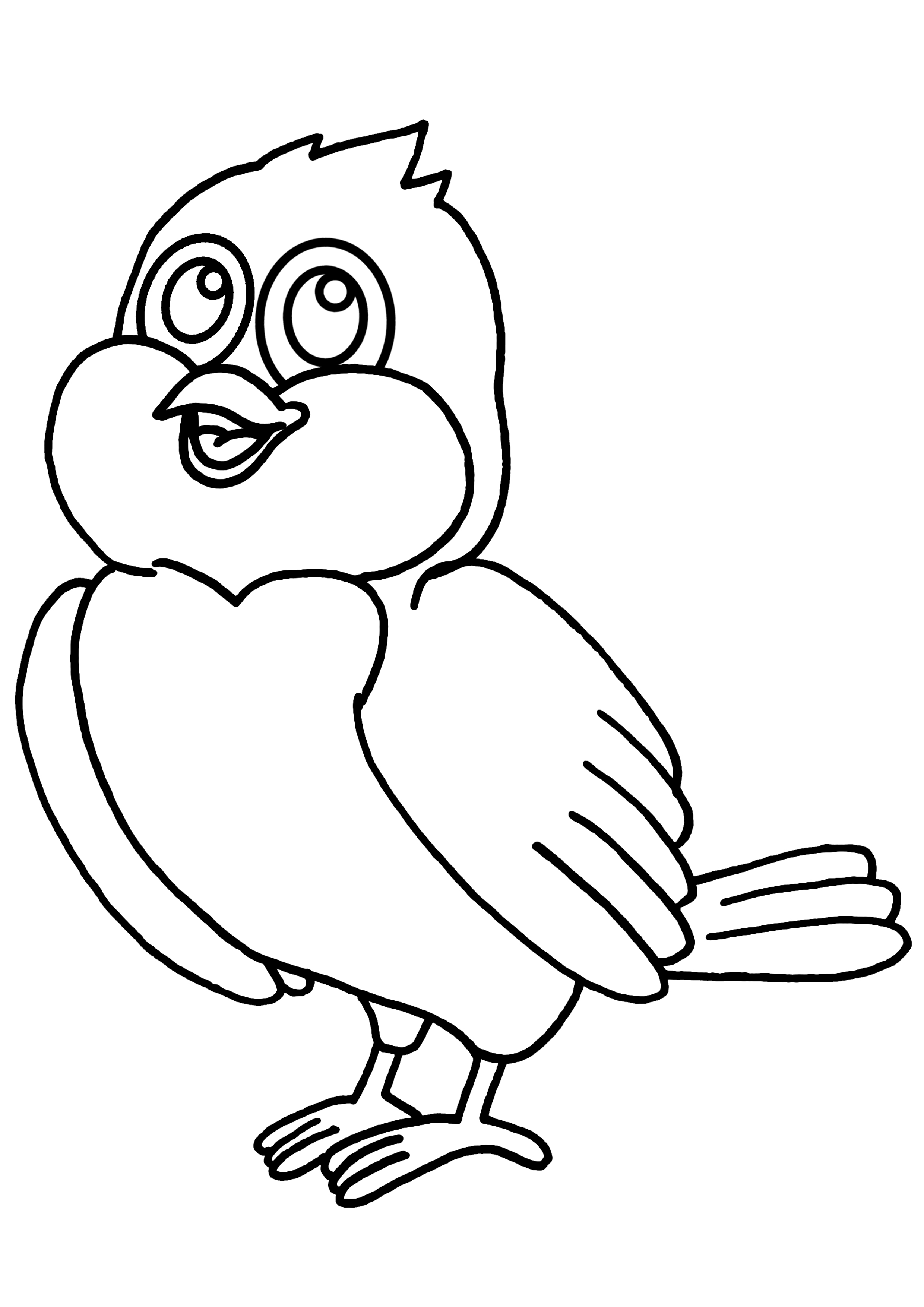 Drawing Birds #12069 (Animals) – Printable coloring pages
