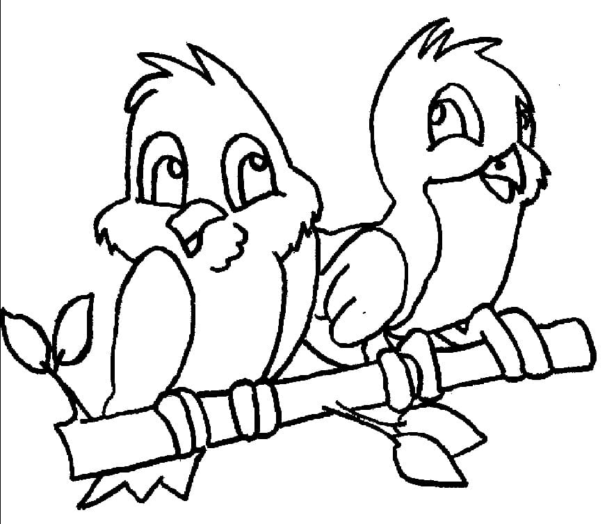 Free printable Birds coloring page #174993 from Animals collection
