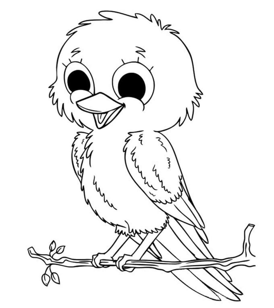 Free printable Birds coloring page #175006 from Animals collection