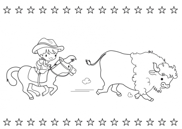 Coloring page: Bison (Animals) #1220 - Free Printable Coloring Pages