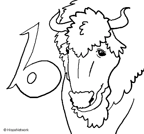 Free printable Bison (Buffalo) coloring page #1223 from Animals collection