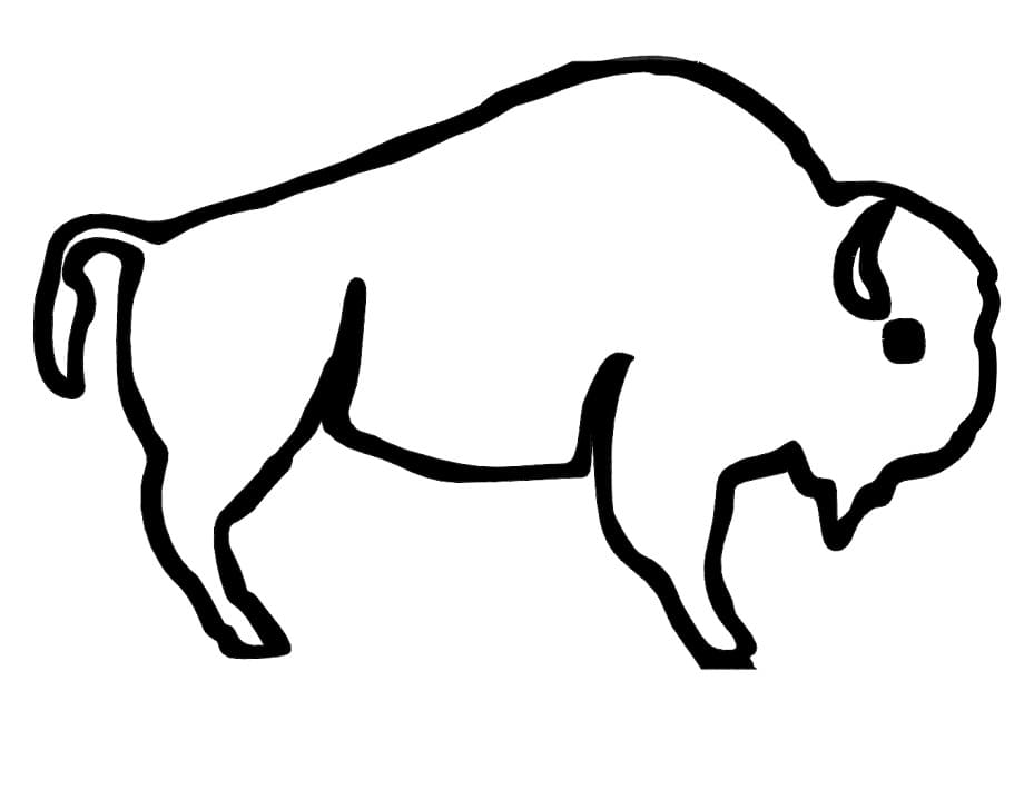 Free printable Bison (Buffalo) coloring page #205525 from Animals collection