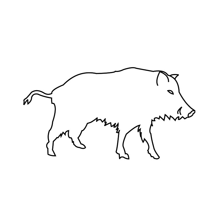 Coloring page: Boar (Animals) #14638 - Free Printable Coloring Pages