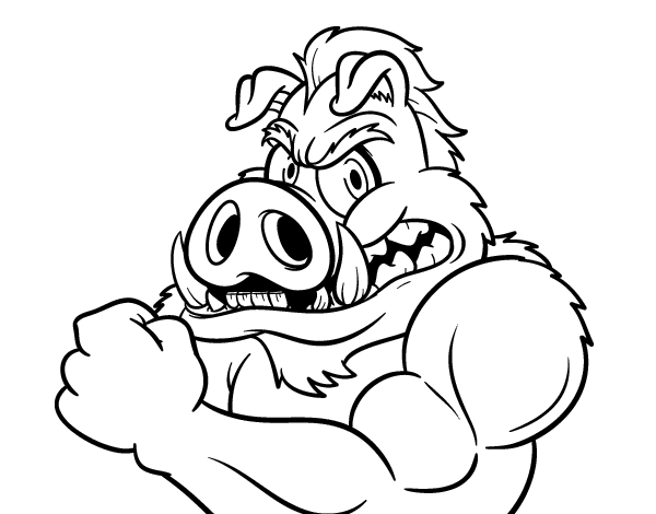 Coloring page: Boar (Animals) #14656 - Free Printable Coloring Pages