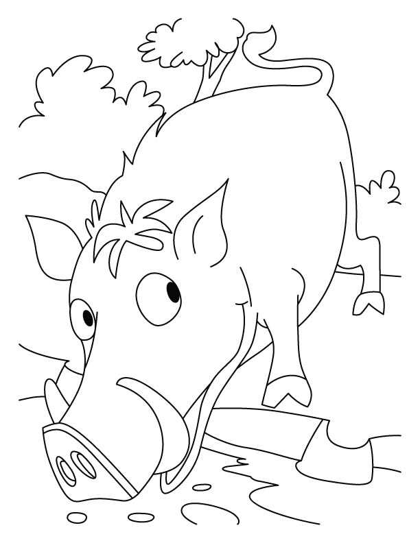 Coloring page: Boar (Animals) #14732 - Free Printable Coloring Pages