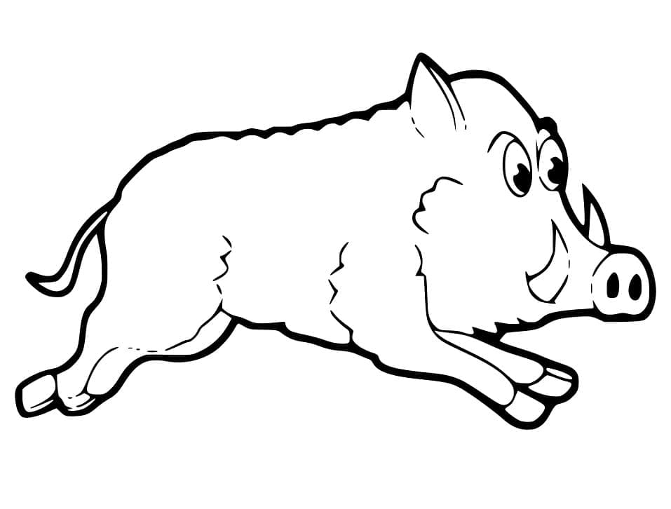 Free printable Boar coloring page #205370 from Animals collection Free printable Boar coloring page #205370 from Animals collection