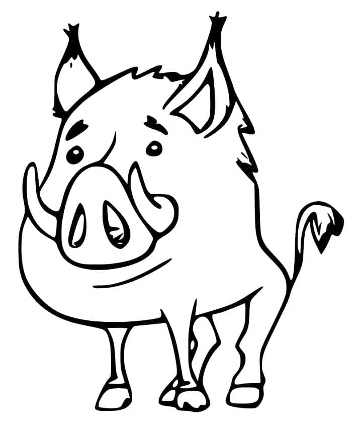 Free printable Boar coloring page #205372 from Animals collection Free printable Boar coloring page #205372 from Animals collection
