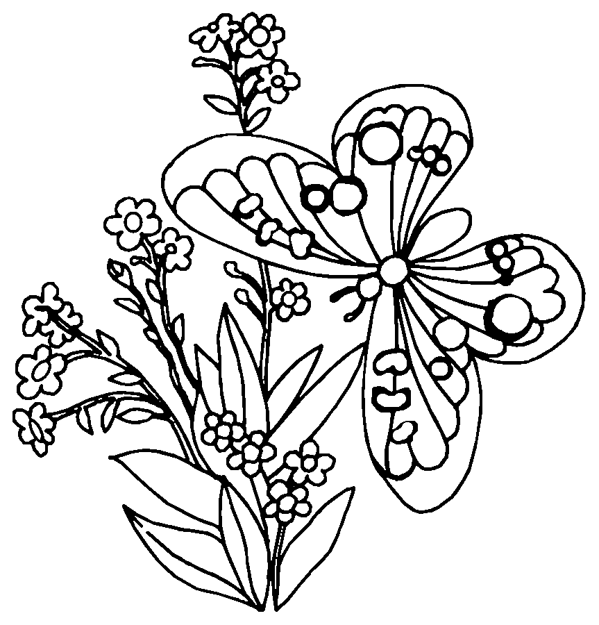 Coloring page: Butterfly (Animals) #15668 - Free Printable Coloring Pages