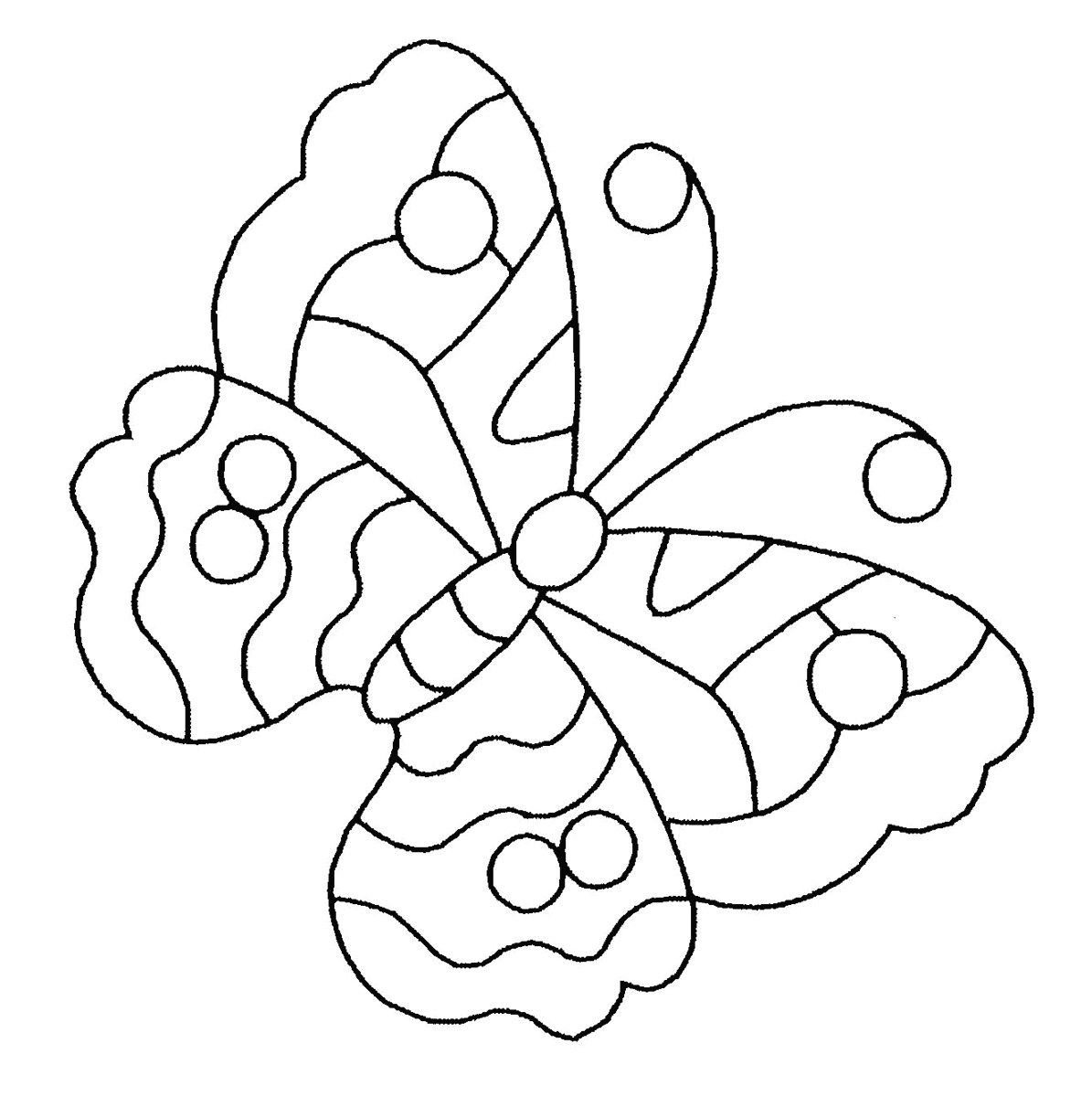 Coloring page: Butterfly (Animals) #15670 - Free Printable Coloring Pages