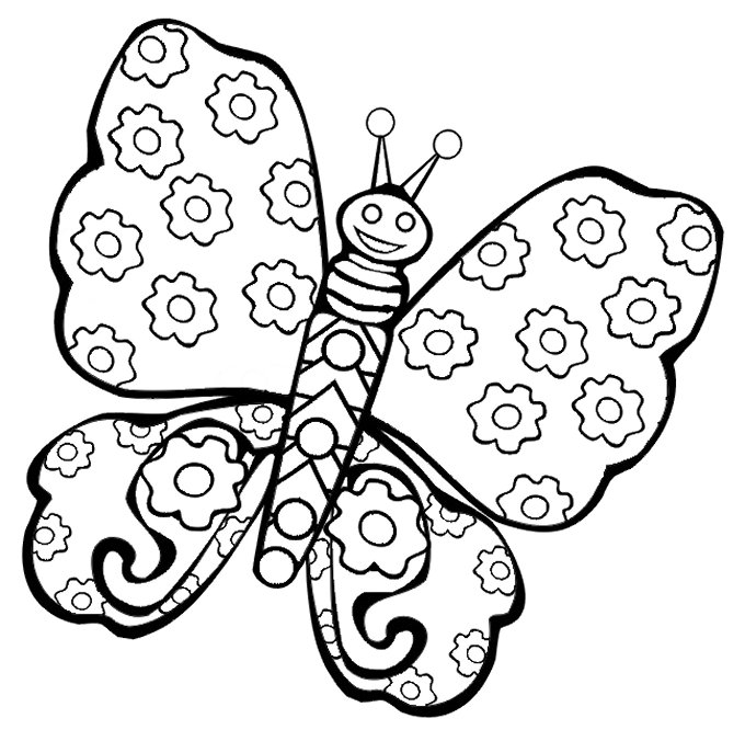 Coloring page: Butterfly (Animals) #15690 - Free Printable Coloring Pages
