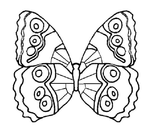 Coloring page: Butterfly (Animals) #15691 - Free Printable Coloring Pages