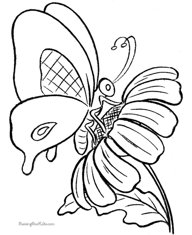Coloring page: Butterfly (Animals) #15732 - Free Printable Coloring Pages