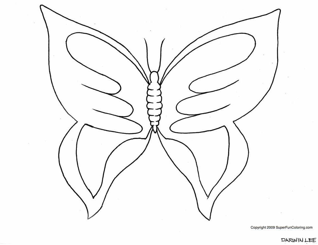 Coloring page: Butterfly (Animals) #15738 - Free Printable Coloring Pages