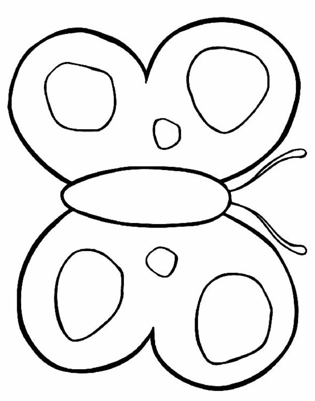 drawing butterfly 15754 animals printable coloring pages