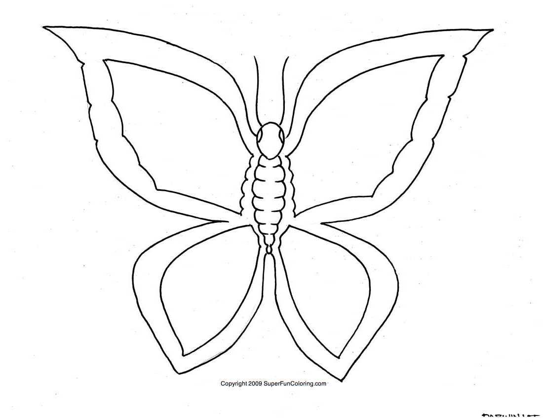 Coloring page: Butterfly (Animals) #15756 - Free Printable Coloring Pages