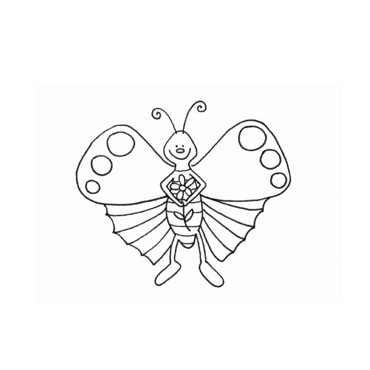 Coloring page: Butterfly (Animals) #15762 - Free Printable Coloring Pages