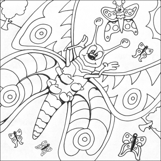 Coloring page: Butterfly (Animals) #15765 - Free Printable Coloring Pages
