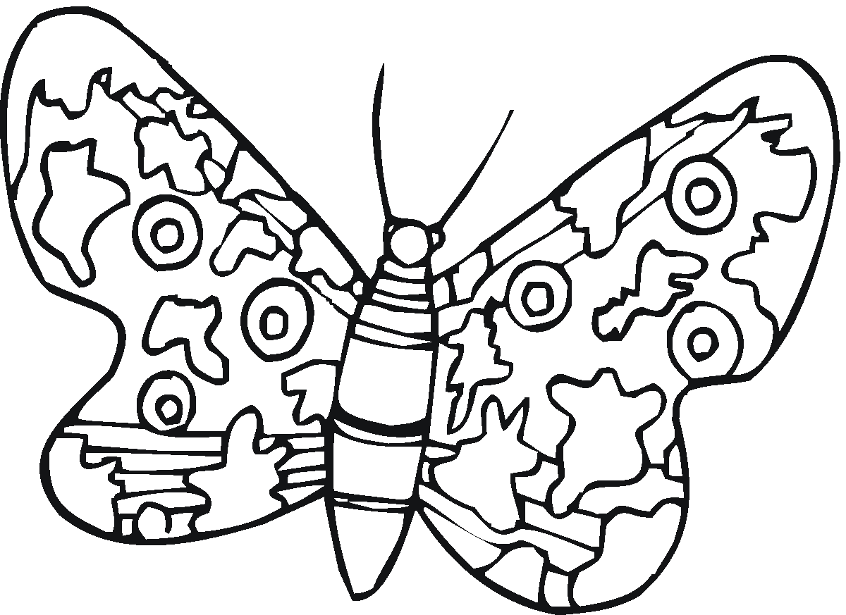 Coloring page: Butterfly (Animals) #15769 - Free Printable Coloring Pages