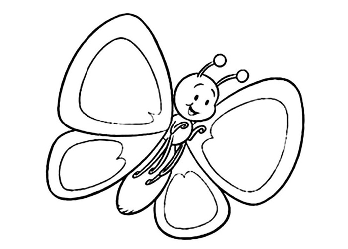 Coloring page: Butterfly (Animals) #15782 - Free Printable Coloring Pages