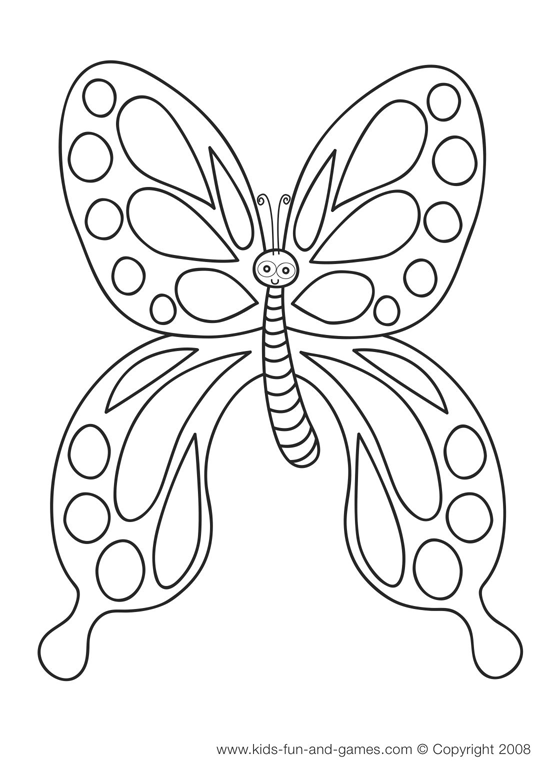 Coloring page: Butterfly (Animals) #15787 - Free Printable Coloring Pages