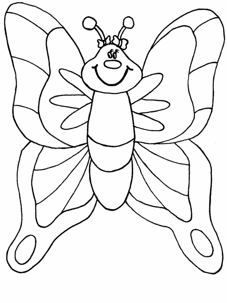Coloring page: Butterfly (Animals) #15819 - Free Printable Coloring Pages