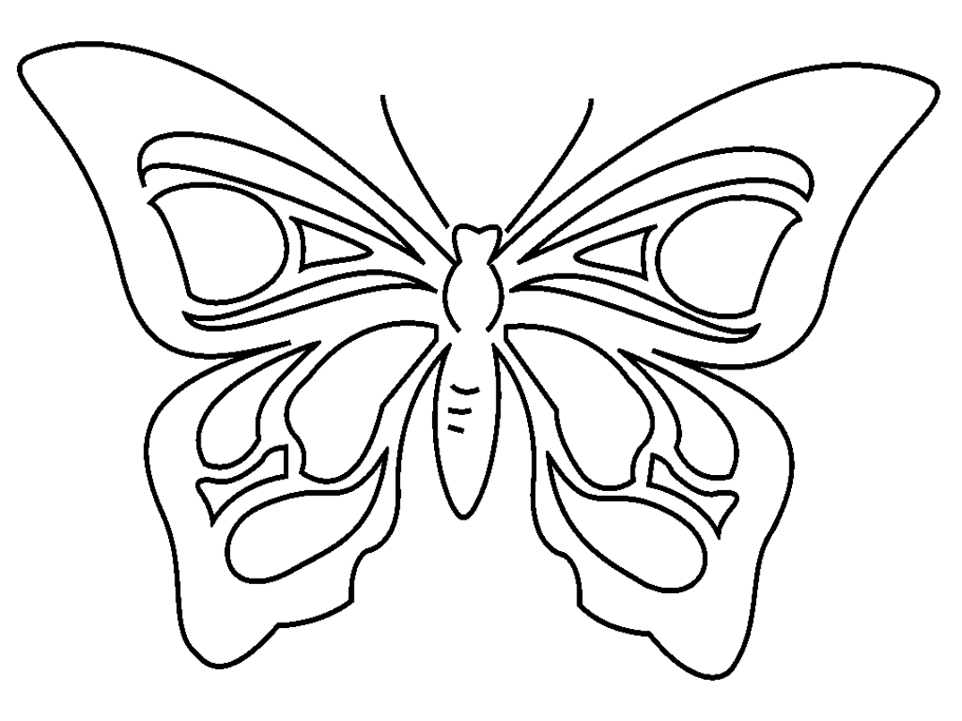 Coloring page: Butterfly (Animals) #15850 - Free Printable Coloring Pages