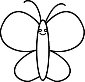 Free printable Butterfly coloring page #175101 from Animals collection