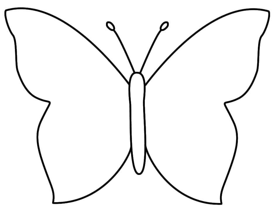 Free printable Butterfly coloring page #175121 from Animals collection
