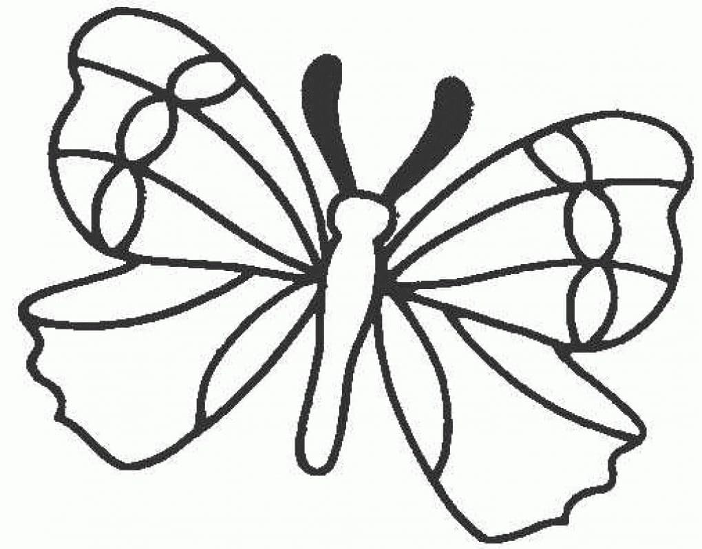 Free printable Butterfly coloring page #215721 from Animals collection