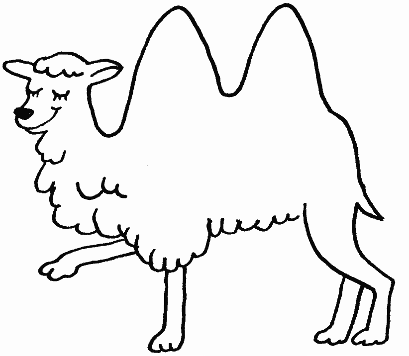 Coloring page: Camel (Animals) #1675 - Free Printable Coloring Pages