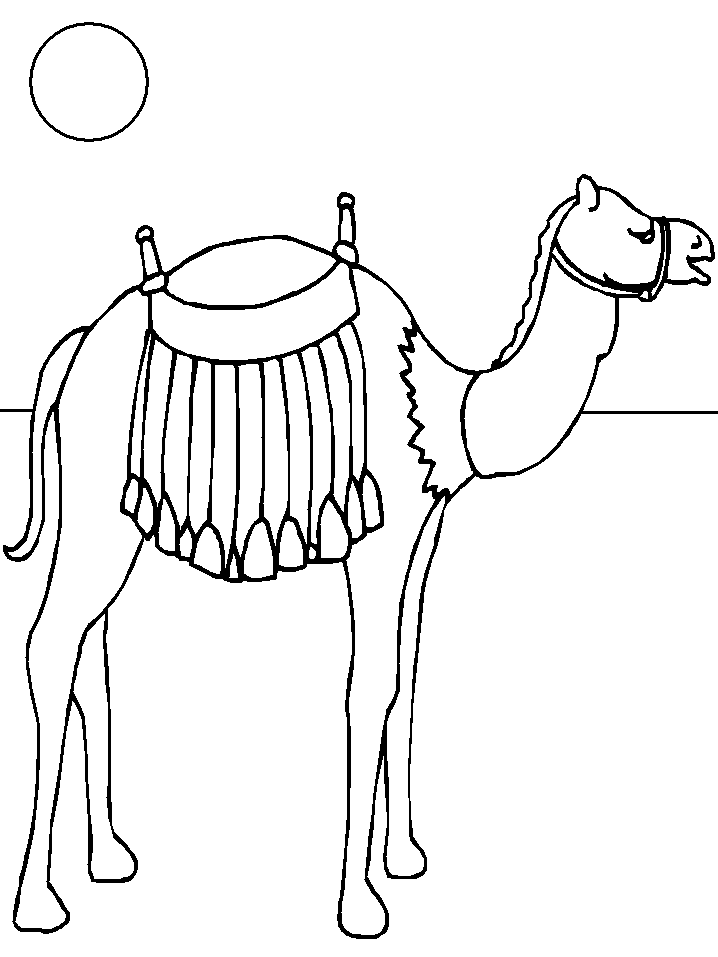 Coloring page: Camel (Animals) #1699 - Free Printable Coloring Pages