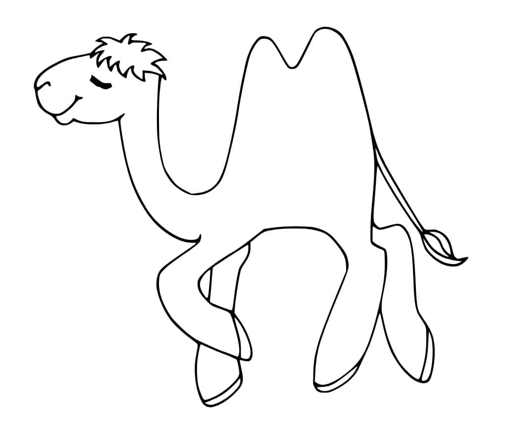Free printable Camel coloring page #205480 from Animals collection Free printable Camel coloring page #205480 from Animals collection