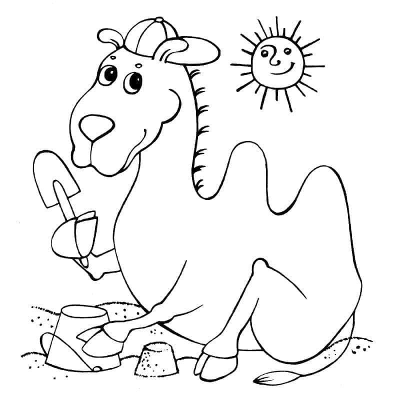 Free printable Camel coloring page #205486 from Animals collection