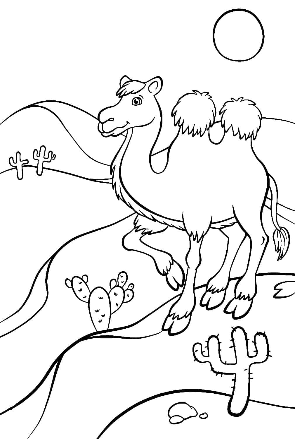 Free printable Camel coloring page #205495 from Animals collection