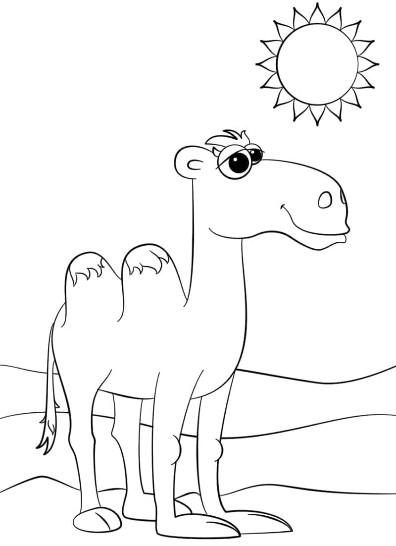 Free printable Camel coloring page #205497 from Animals collection