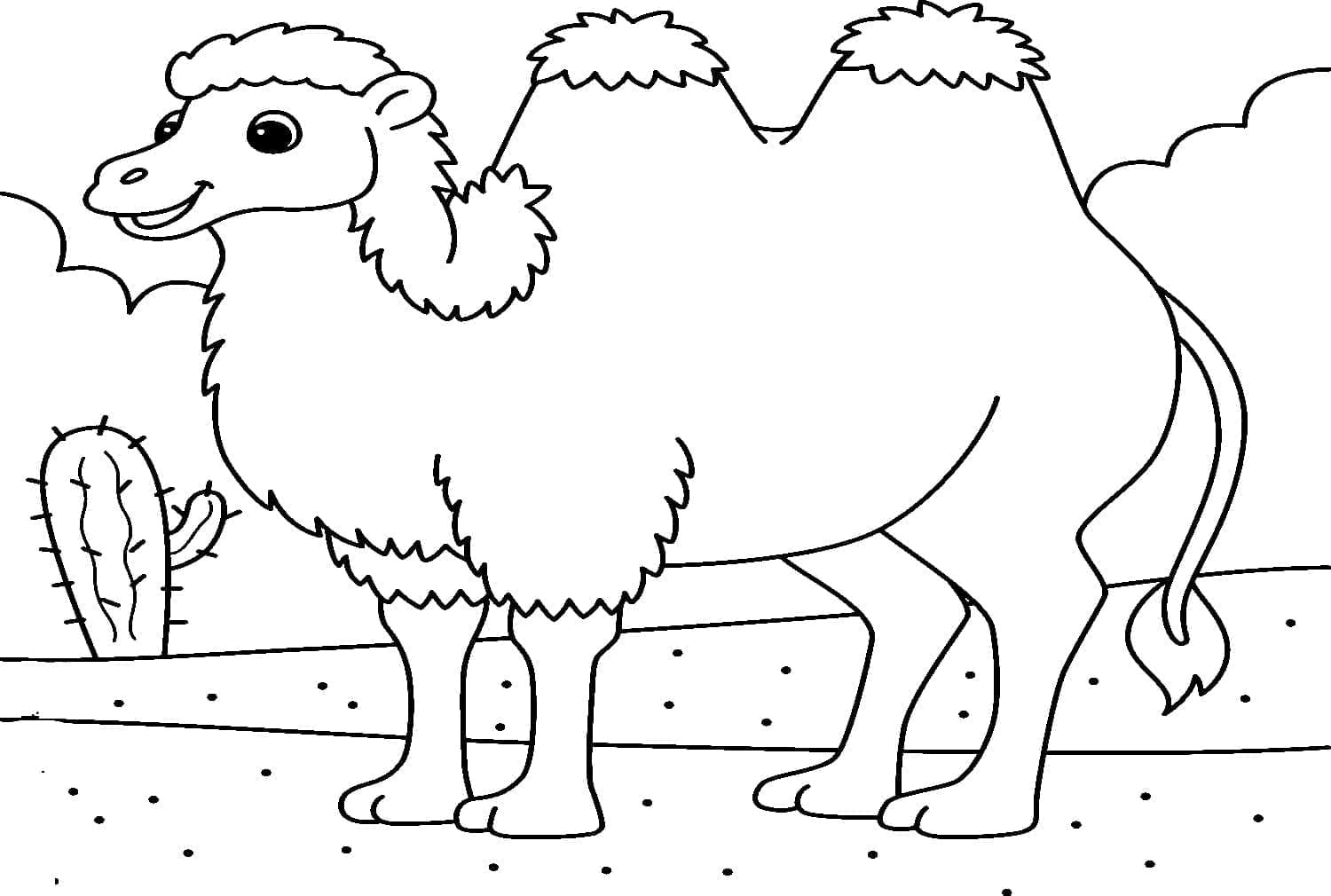 Free printable Camel coloring page #205512 from Animals collection