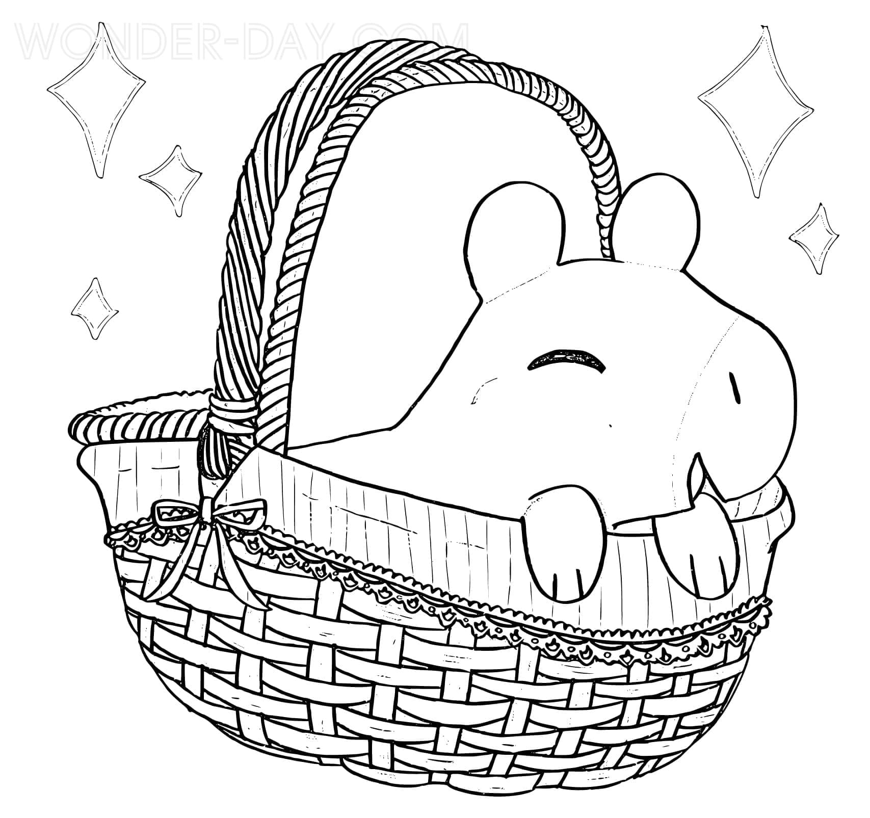 Free printable Capybara coloring page #207605 from Animals collection
